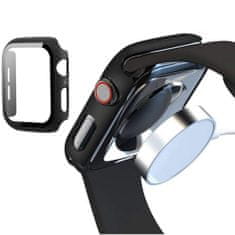 Tech-protect Defense 360 pouzdro s ochranným sklem na Apple Watch 7 45mm, černé