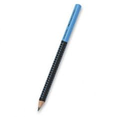 Faber-Castell Grafitová tužka Faber-Castell Grip Jumbo Two Tone tvrdost HB, výběr barev černá/modrá