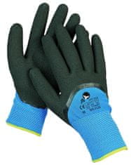 Zateplené máčené nitrilové bezešvé pracovní rukavice Milvus, chladuodolné