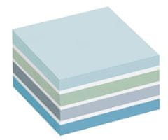 3M Samolepicí bloček, aquarell modrá, 76 x 76 mm, 450 listů, 7100172385