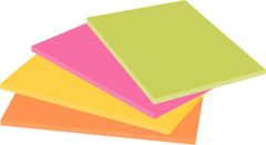 3M Samolepicí bloček, mix barev, 152 x 101 mm, 4x 45 listů, 7100235019