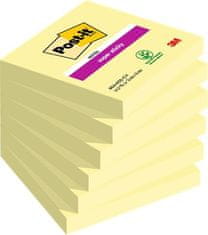 3M Samolepicí bloček "Super Sticky", žlutá, 76 x 76 mm, 6x 90 listů, 7100263706