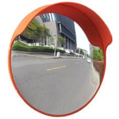 shumee VidaXL silniční zrcátko 45 cm plastové oranžové