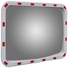 shumee Dopravní vypouklé zrcadlo obdélníkové 60 x 80 cm s odrazkami