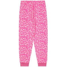 Disney Bavlněné pyžamo s kalhotami s růžovým leopardím vzorem, MINI MOUSE DISNEY, OEKO-TEX, 128