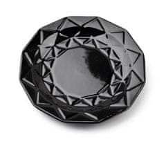 Mondex ADEL BLACK Dezertní talíř 19,5 cm