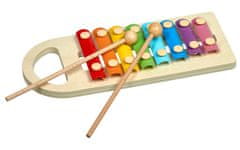 Lucy&Leo 250 Hvězdné melodie – dřevěná herní sada s xylofonem a zatloukačkou