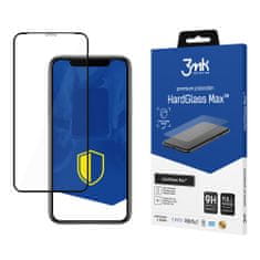 3MK HardGlass Max - ochranné sklo pro Apple iPhone 11 Pro Max - Černá KP20999