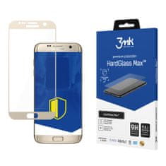 3MK HardGlass Max - ochranné sklo pro Samsung Galaxy S7 Edge - Bílá KP20996