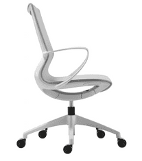 Antares Vision kancelářská židle - slonovinová/bílá