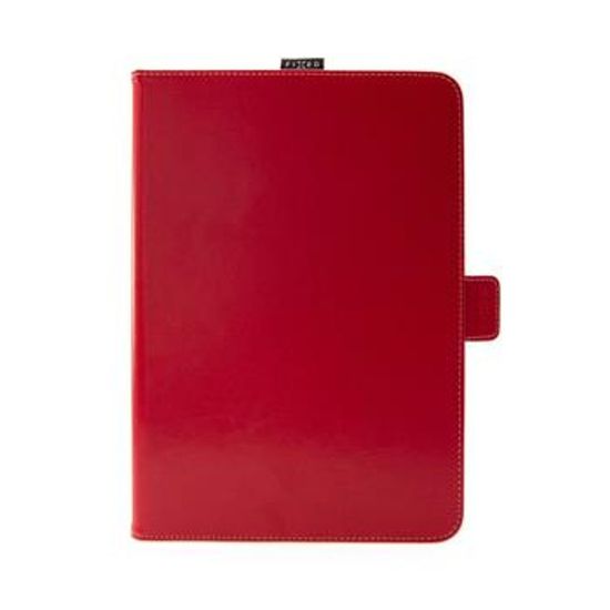 FIXED Pouzdro / obal na tablety 10,1" se stojánkem a kapsou pro stylus, PU kůže - červené FIXED Novel