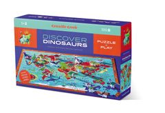 Crocodile Creek Discover Puzzle Dinosauři (100 dílků)