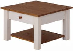 Danish Style Konferenční stolek Chico, 60 cm, bílá / borovice