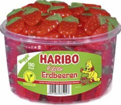 Haribo - Riesen Erdbeeren : obří jahody 150 x 9g (dóza 1350g)