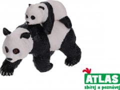 Atlas  C - Figurka Panda s mládětem 8 cm