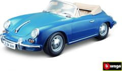 BBurago  Porsche 356B Cabriolet 1961 modrá 1:18