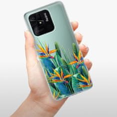 iSaprio Silikonové pouzdro - Exotic Flowers pro Xiaomi Redmi 10C