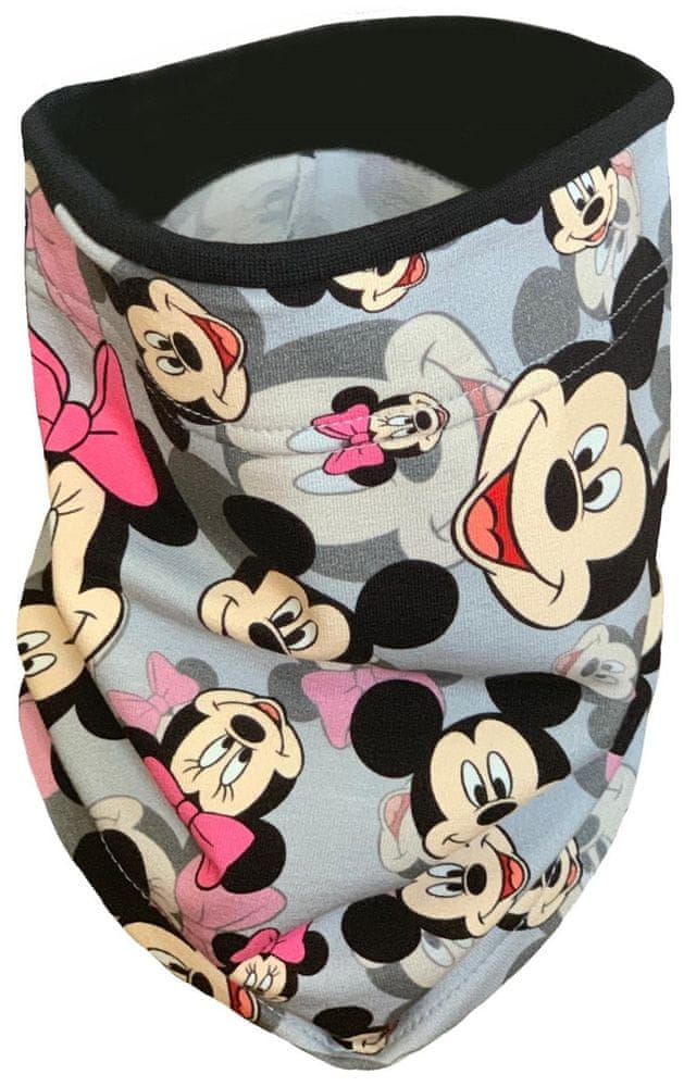 Yetty dívčí šedý nákrčník - Minnie Mouse uni