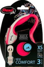 Flexi Vodítko New Comfort páska XS červené 3m