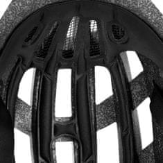 Spokey POINTER PRO Cyklistická přilba s LED blikačkou a blinkry, 58-61 cm, černá