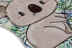 Conceptum Hypnose Dětský koberec Koala 80x100 cm šedý/zelený
