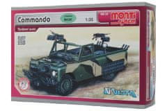 Seva  Stavebnice Monti System MS 29 Commando Land Rover 1:35 v krabici 22x15x6cm