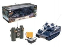 Teddies  Tank RC plast 33cm TIGER I na baterie+dobíjecí pack 40MHz se zvukem a světlem