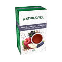 Naturavita Aronia & Apple & Blackcurrant, ovocný čaj (20 sáčků)