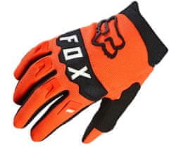 Fox Dětské motokrosové rukavice Yth Dirtpaw Glove Fluo Orange vel. YXS