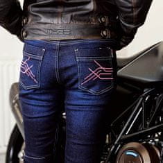 W-TEC Dámské moto džíny Rafael Barva modrá, Velikost 3XL