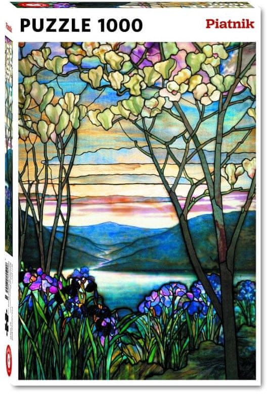 Levně Piatnik Tiffany - Magnolie a Irisy 1000 dílků