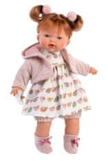 Lea - realistická panenka se zvuky a měkkým látkovým tělem - 33 cm