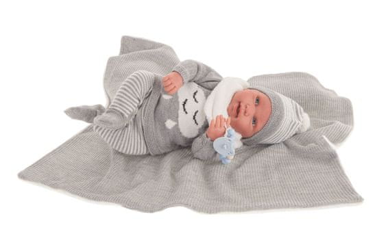 Antonio Juan Sweet Reborn Pipo - realistická panenka miminko s měkkým látkovým tělem - 40 cm