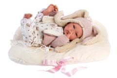 New Born - realistická panenka miminko se zvuky a měkkým látkovým tělem - 42 cm