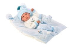New Born chlapeček - realistická panenka miminko s celovinylovým tělem - 35 cm