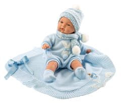 Joel - realistická panenka miminko se zvuky a měkkým látkovým tělem - 38 cm