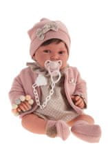 Antonio Juan Pipa - realistická panenka miminko s měkkým látkovým tělem - 40 cm