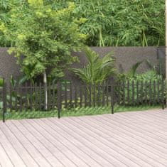 Greatstore Laťkový plot se sloupky 3 ks WPC 614 x 80 cm
