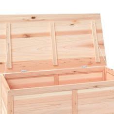 Greatstore Zahradní box na podušky 100 x 50 x 56 cm masivní jedlové dřevo