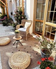 Devos Kusový koberec FLOORLUX Coffee/Black 20079 – na ven i na doma 200x290
