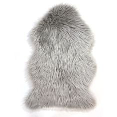 Flair AKCE: 60x90 tvar kožešiny cm Kusový koberec Faux Fur Sheepskin Grey 60x90 tvar kožešiny