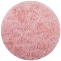 Flair Kusový koberec Faux Fur Sheepskin Pink kruh 120x120 (průměr) kruh