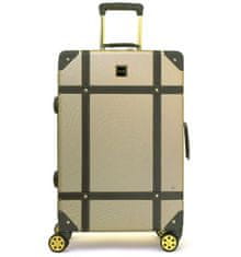 Rock Sada cestovních kufrů ROCK TR-0193/3 ABS - zlatá