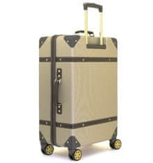 Rock Sada cestovních kufrů ROCK TR-0193/3 ABS - zlatá