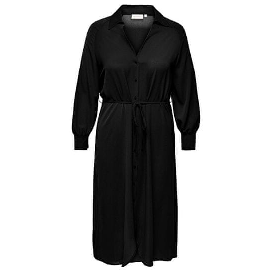 Only Carmakoma Dámské šaty CARRIELLE Regular Fit 15270115 Black