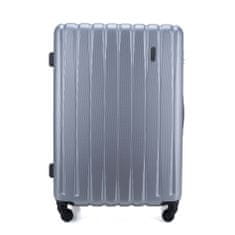 Solier Cestovní kufr M, 24'', 58 L STL902 stříbrný