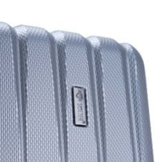 Solier Cestovní kufr M, 24'', 58 L STL902 stříbrný