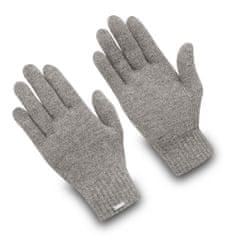 Exquisiv Vlněné rukavice s kašmírem Frozen City S / School Grey
