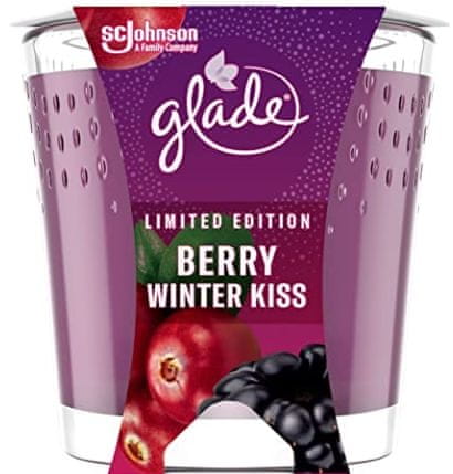 Glade Glade, Berry Winter Kiss, vonná svíčka, 129g