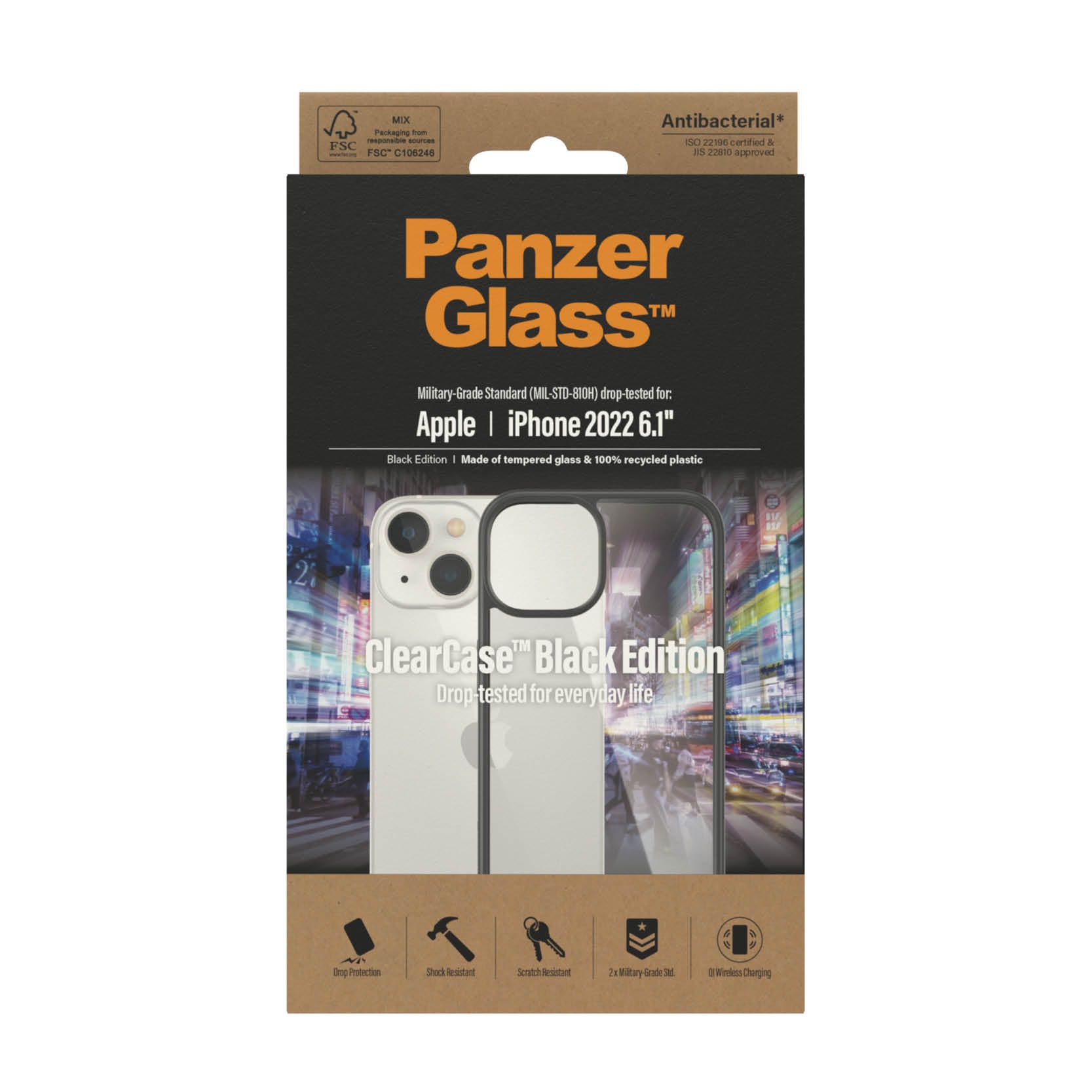 PanzerGlass ClearCaseColor za Apple iPhone 2022 6.1’’ 